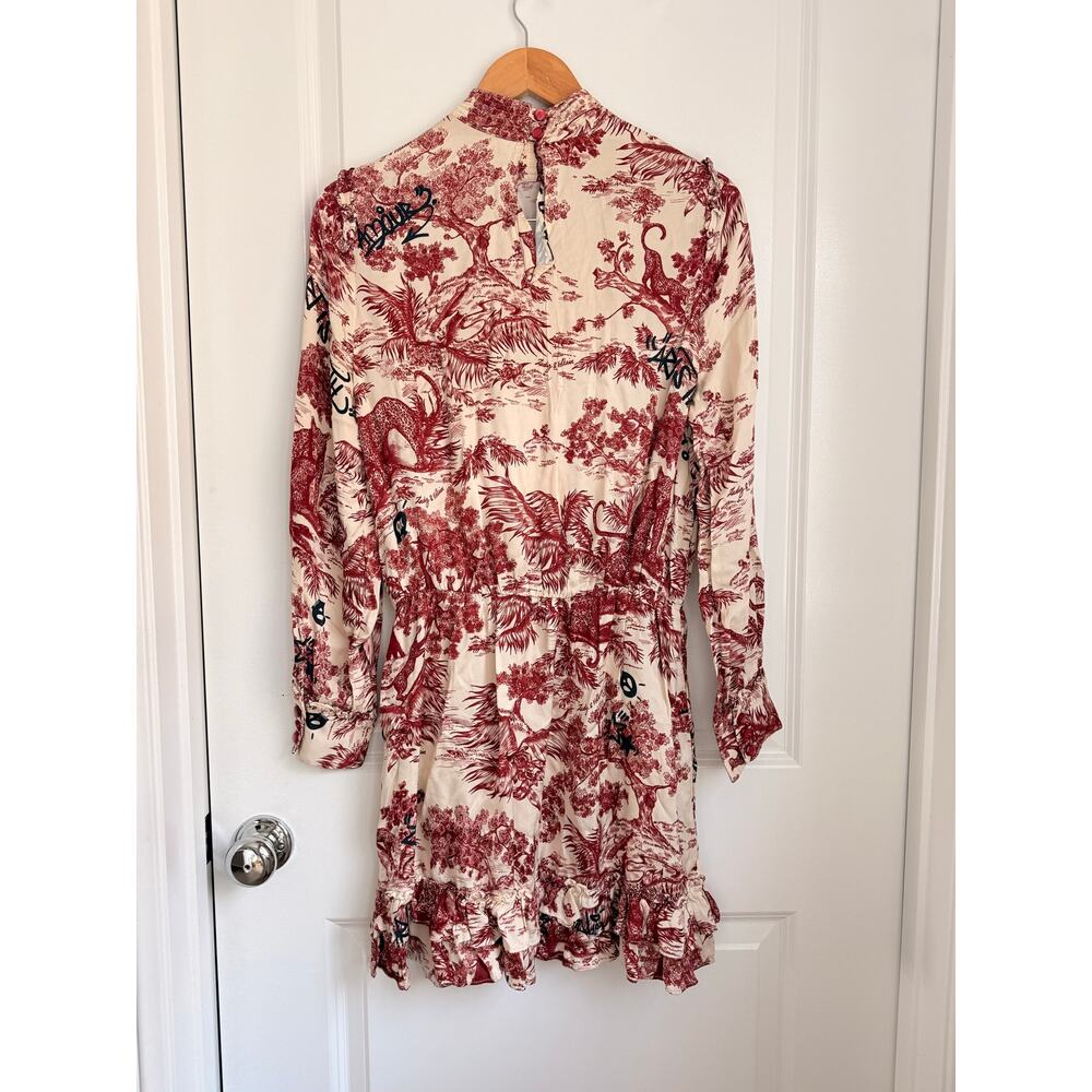 Zadig & Voltaire Rocket Jouy Satin Dress Largen Resort Event Spring Summer - Picture 3 of 5
